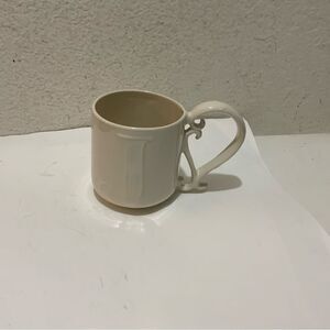 Pottery Barn ‘J’ ceramic mug B6